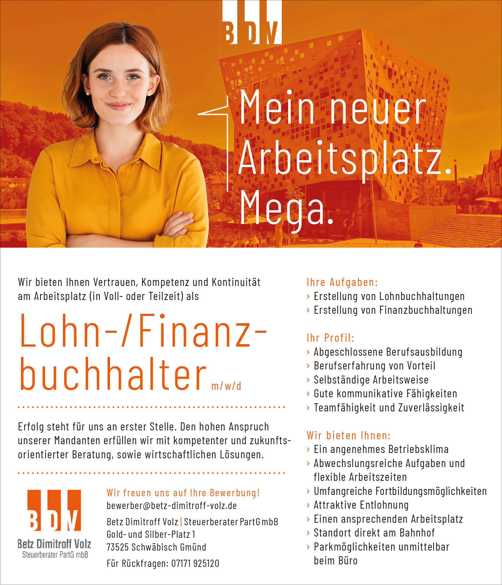 Stellenausschreibung